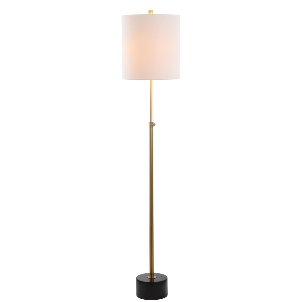 Crosby Adjustable Height Metal Led Floor Lamp. Picture 1