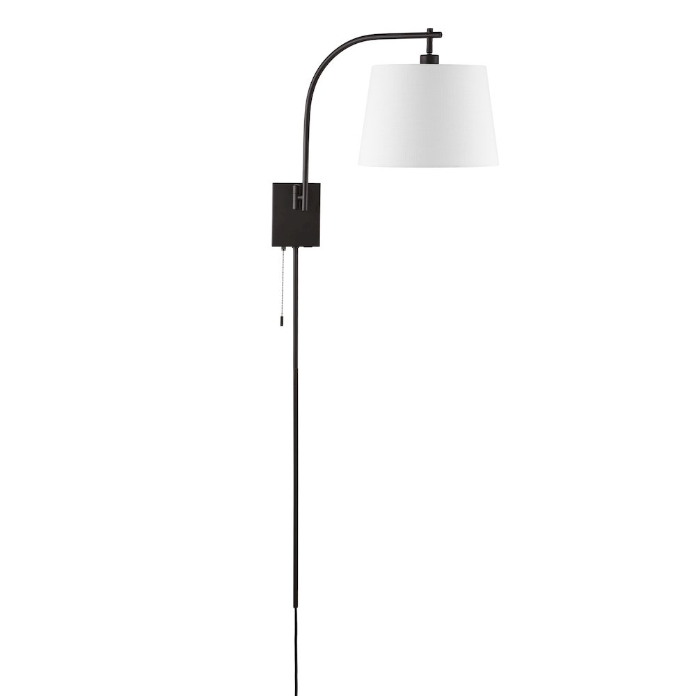 Plug-In Or Hardwired Iron Led Gooseneck Swing Arm Wall Sconce. Picture 4