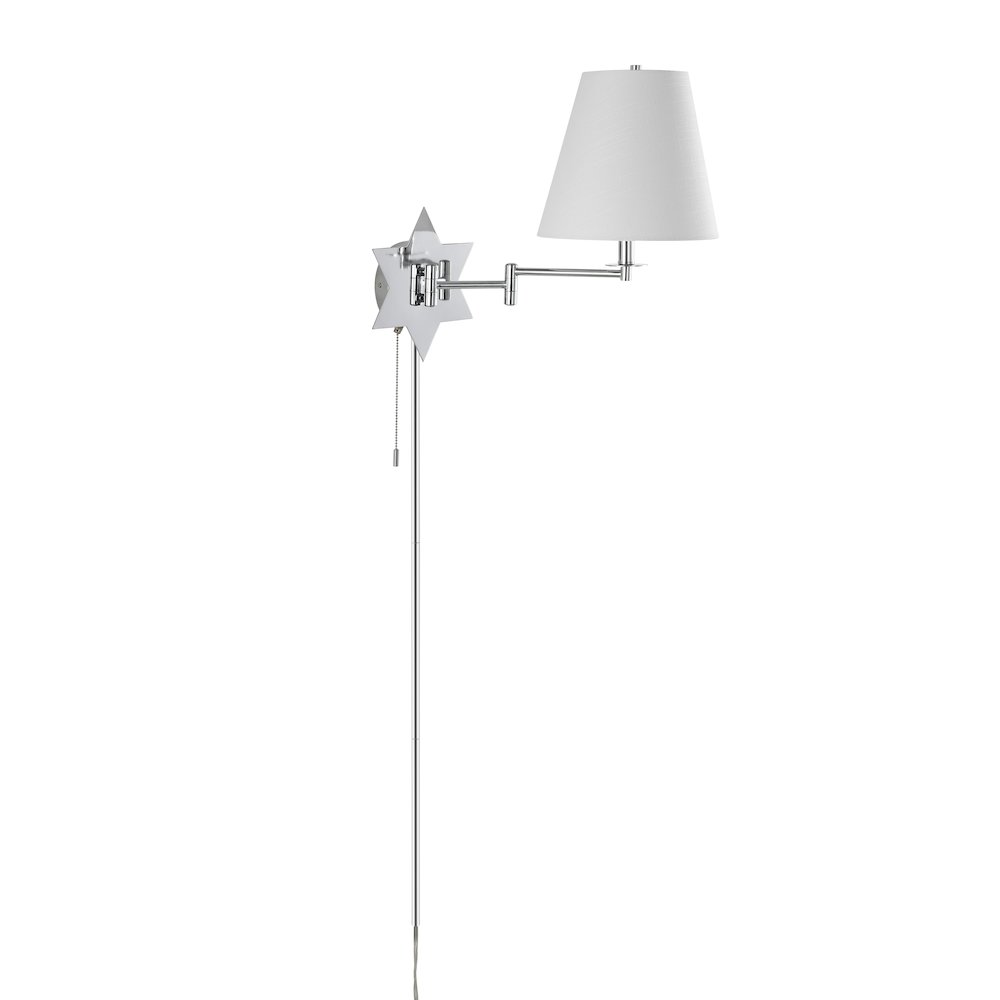 French Country Swing Arm Plug-In Or Hardwired Iron Led Star Wall Sconce. Picture 4