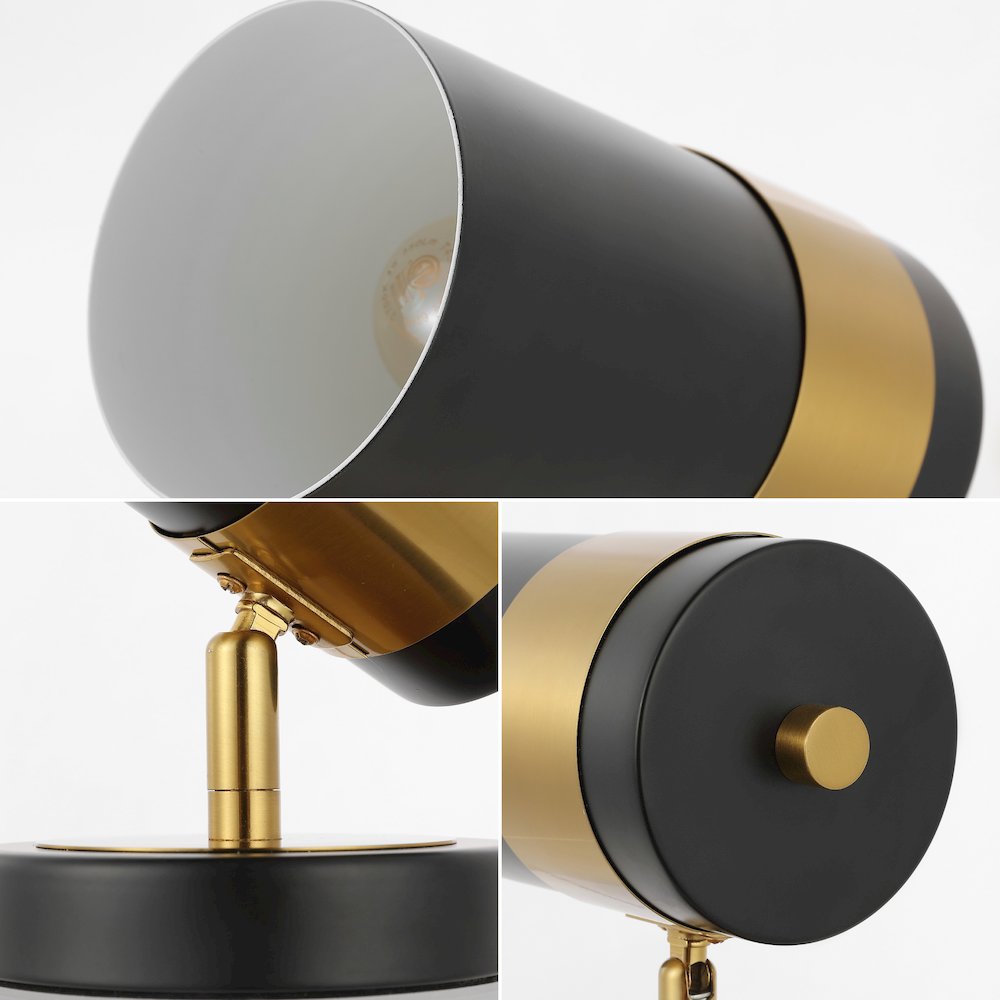 Astra Modern Industrial Iron Adjustable Indoor Led Floor Spotlight. Picture 4