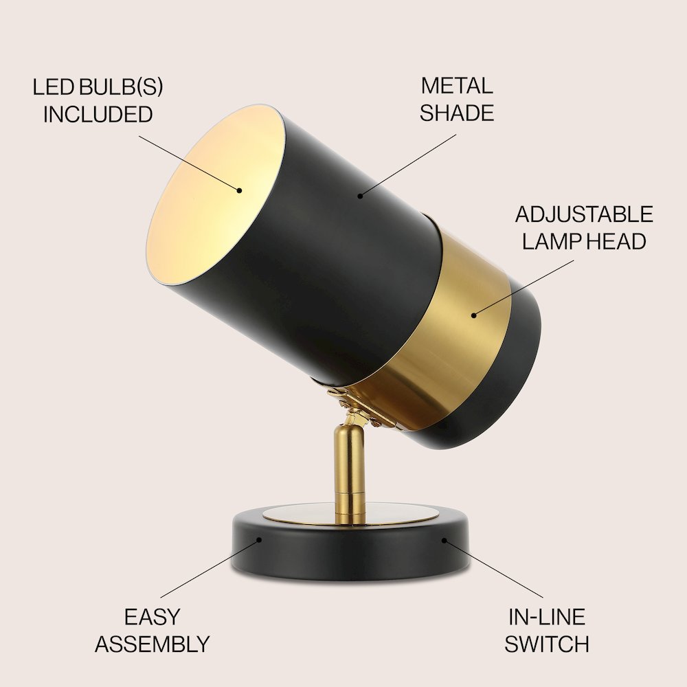 Astra Modern Industrial Iron Adjustable Indoor Led Floor Spotlight. Picture 5