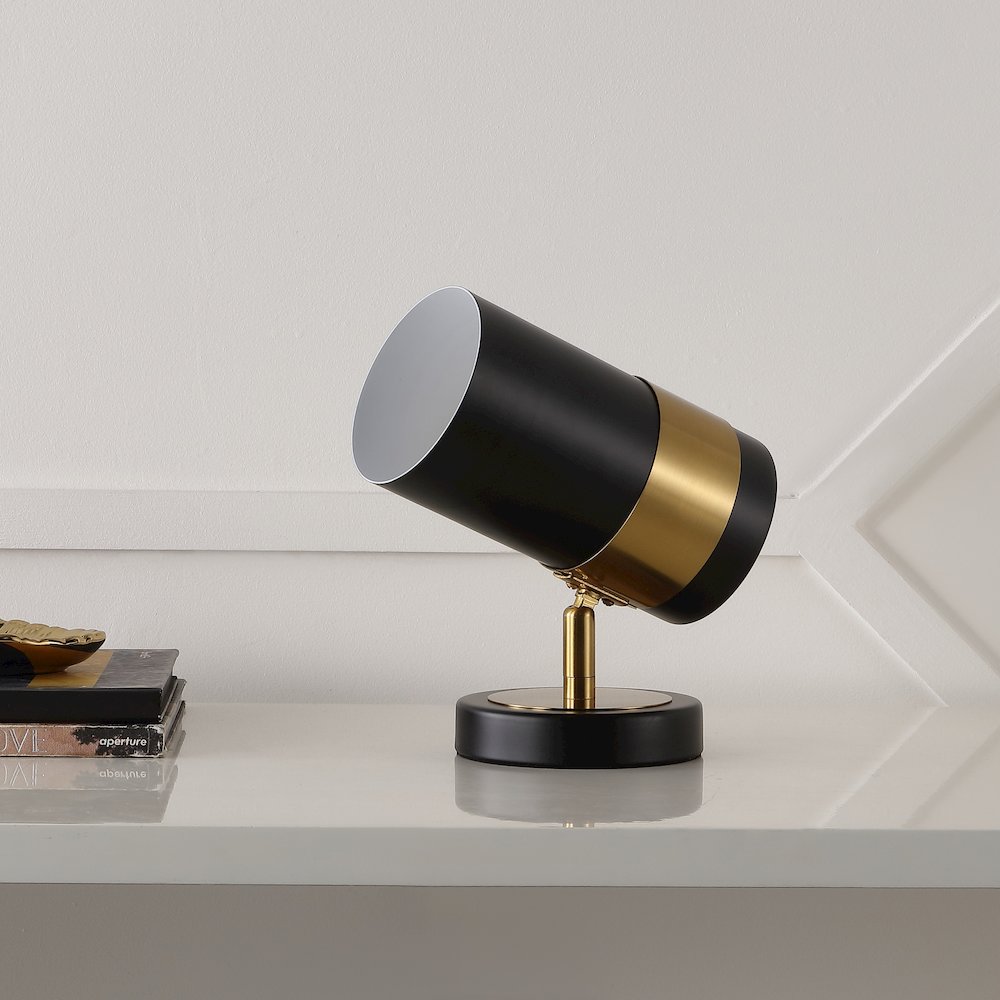 Astra Modern Industrial Iron Adjustable Indoor Led Floor Spotlight. Picture 1