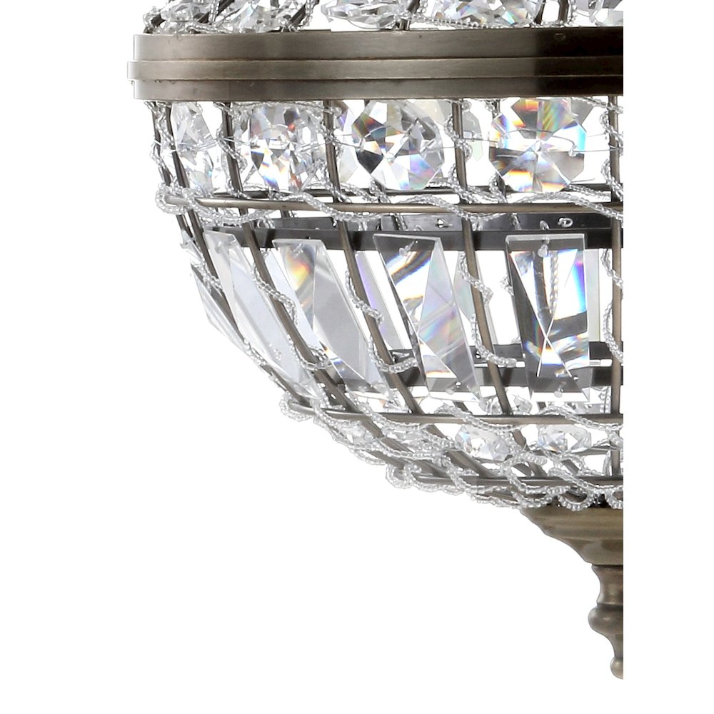 Regina Crystal/Metal Empire Led Pendant. Picture 5