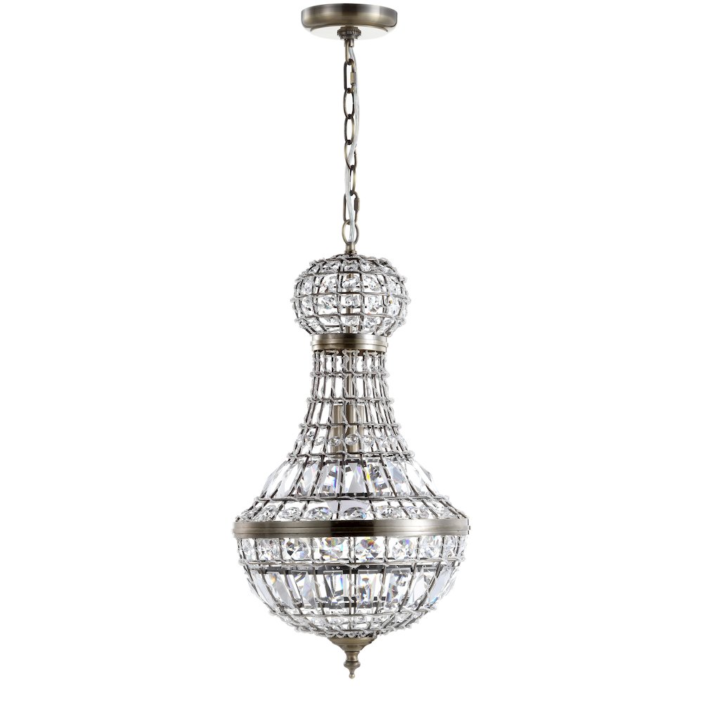 Regina Crystal/Metal Empire Led Pendant. Picture 2