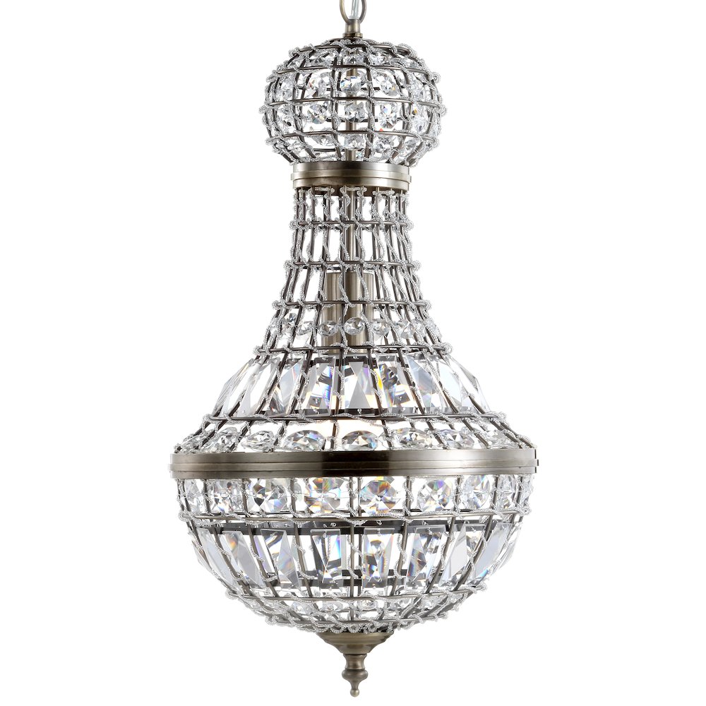 Regina Crystal/Metal Empire Led Pendant. Picture 8
