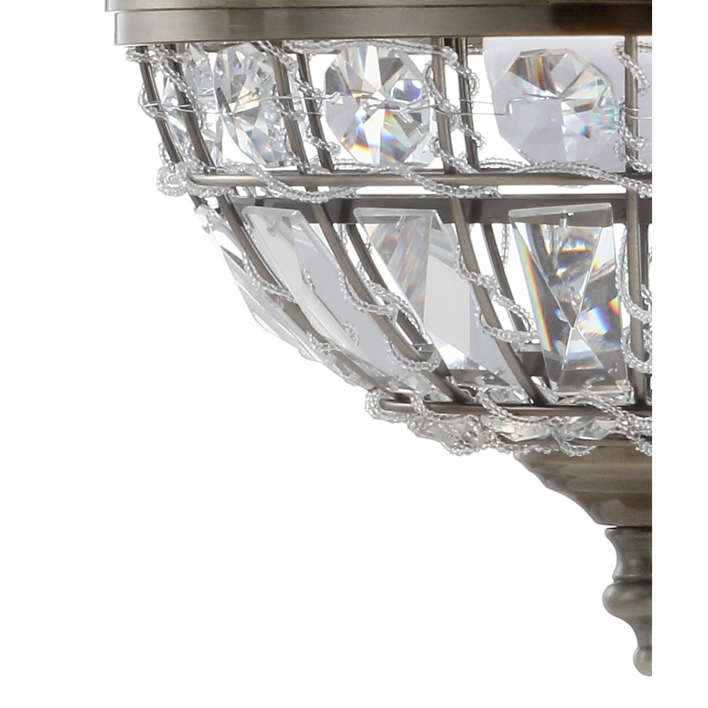 Regina Crystal/Metal Empire Led Pendant. Picture 5