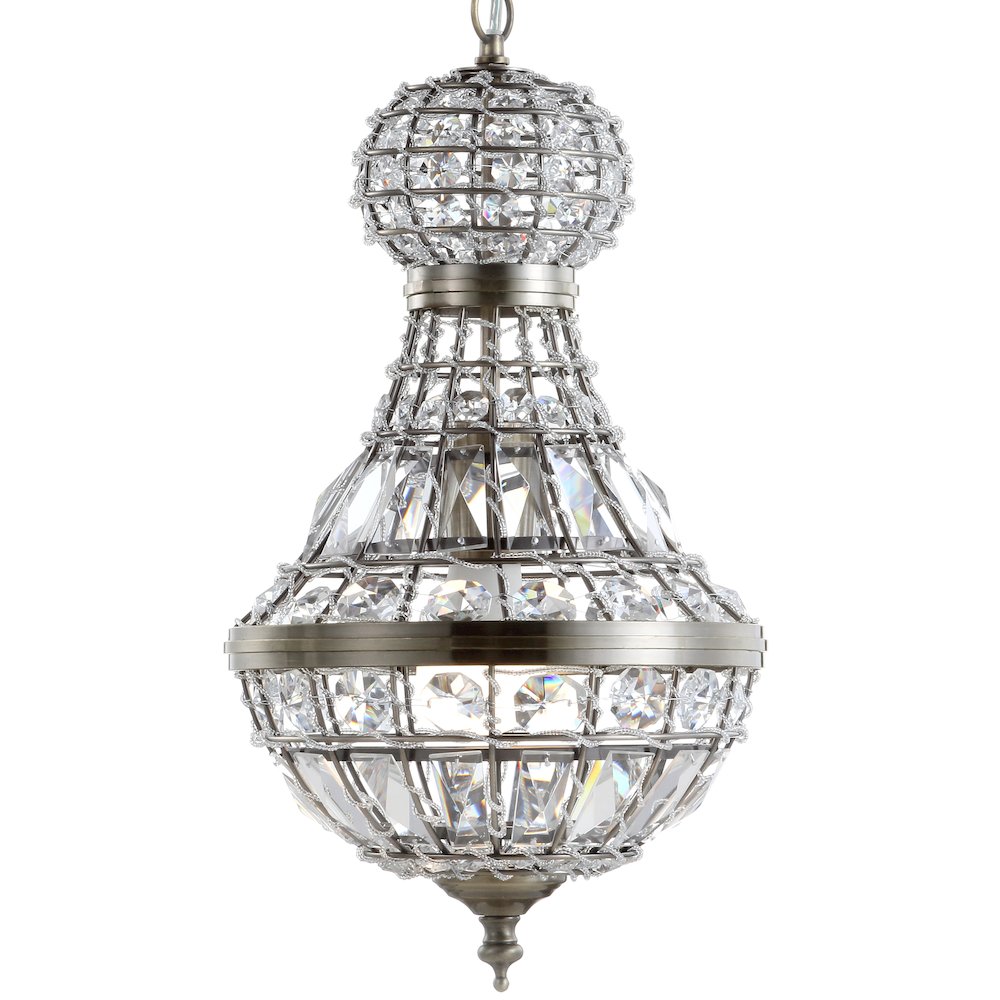 Regina Crystal/Metal Empire Led Pendant. Picture 8