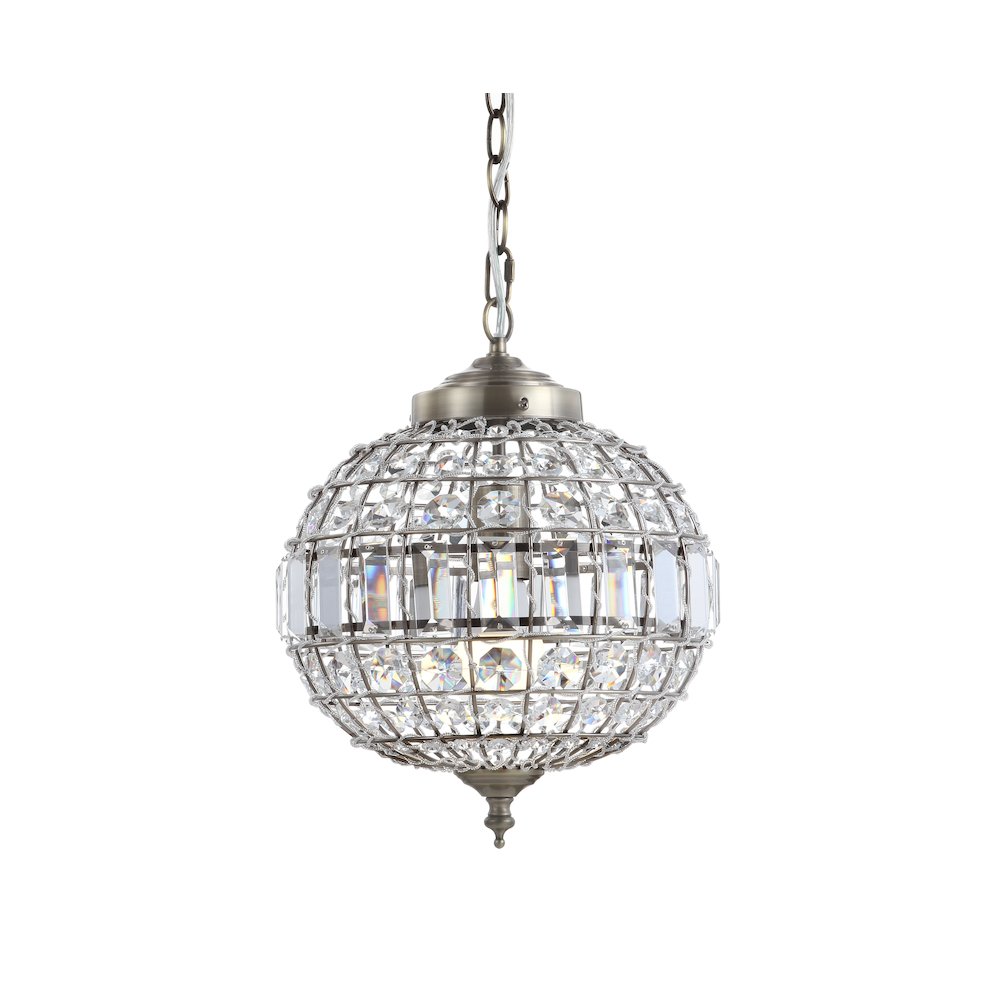 Georgina Crystal/Metal Led Pendant Pendant. Picture 13