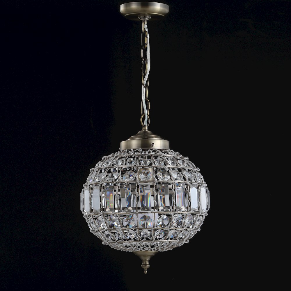 Georgina Crystal/Metal Led Pendant Pendant. Picture 4