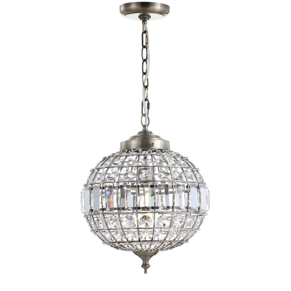 Georgina Crystal/Metal Led Pendant Pendant. Picture 1