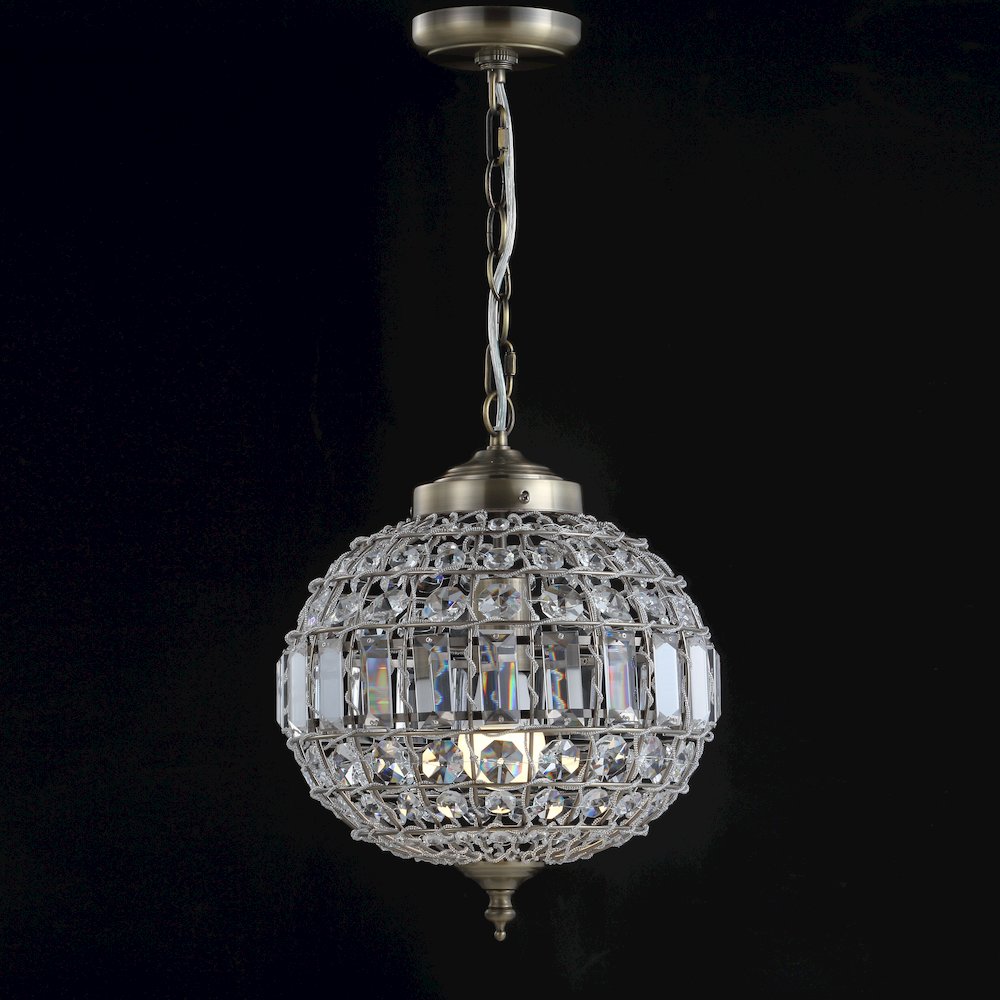 Georgina Crystal/Metal Led Pendant Pendant. Picture 3