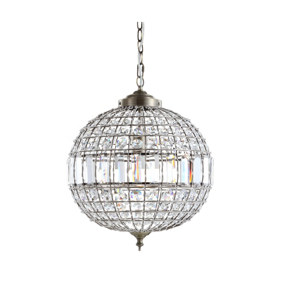Georgina Crystal/Metal Led Pendant Pendant. Picture 13
