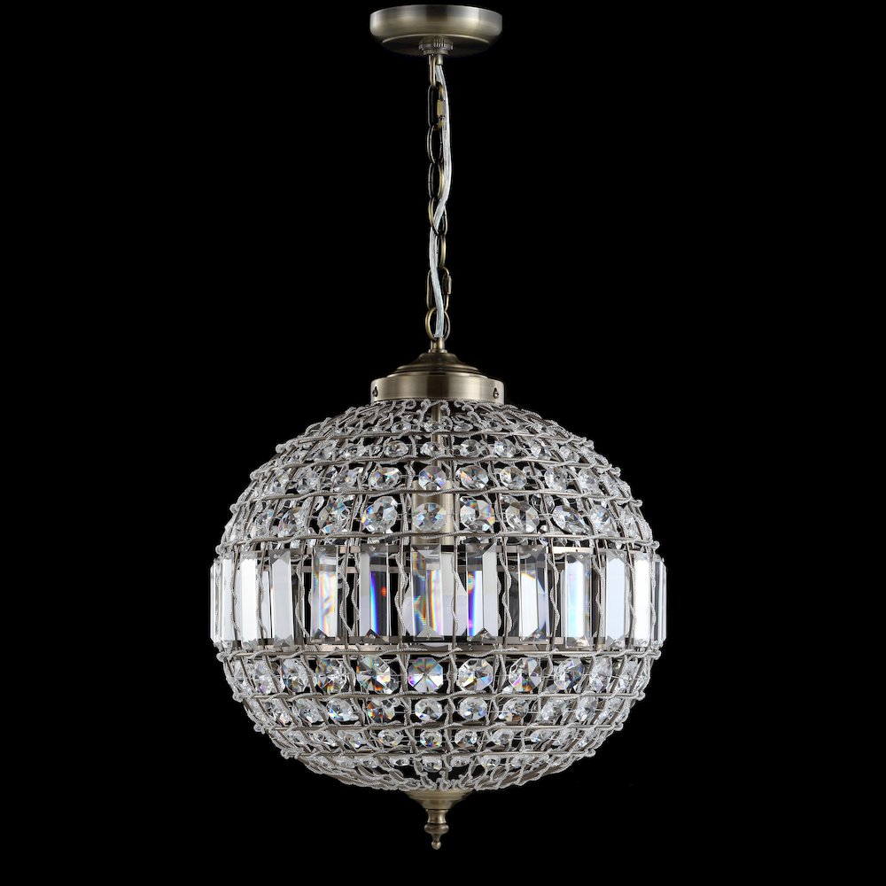 Georgina Crystal/Metal Led Pendant Pendant. Picture 4
