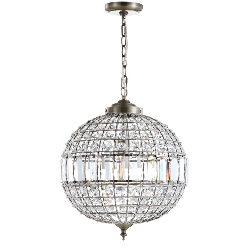 Georgina Crystal/Metal Led Pendant Pendant. Picture 1