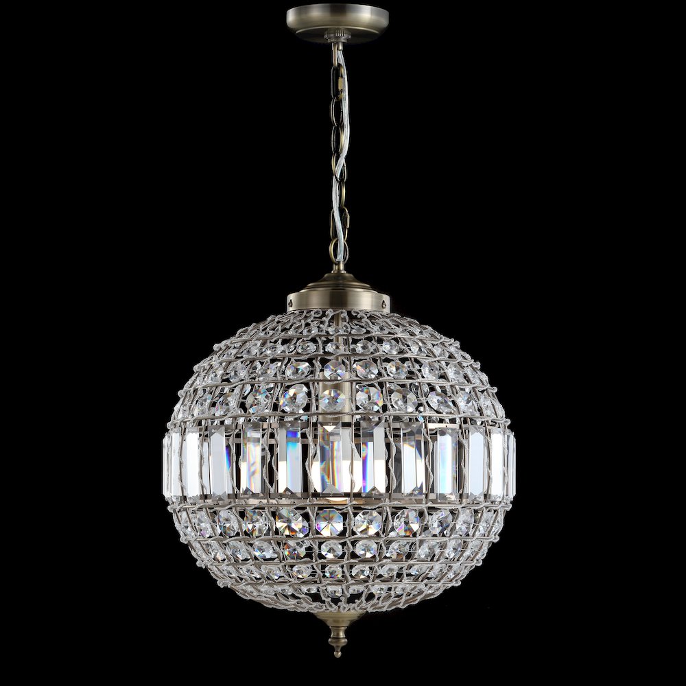 Georgina Crystal/Metal Led Pendant Pendant. Picture 3