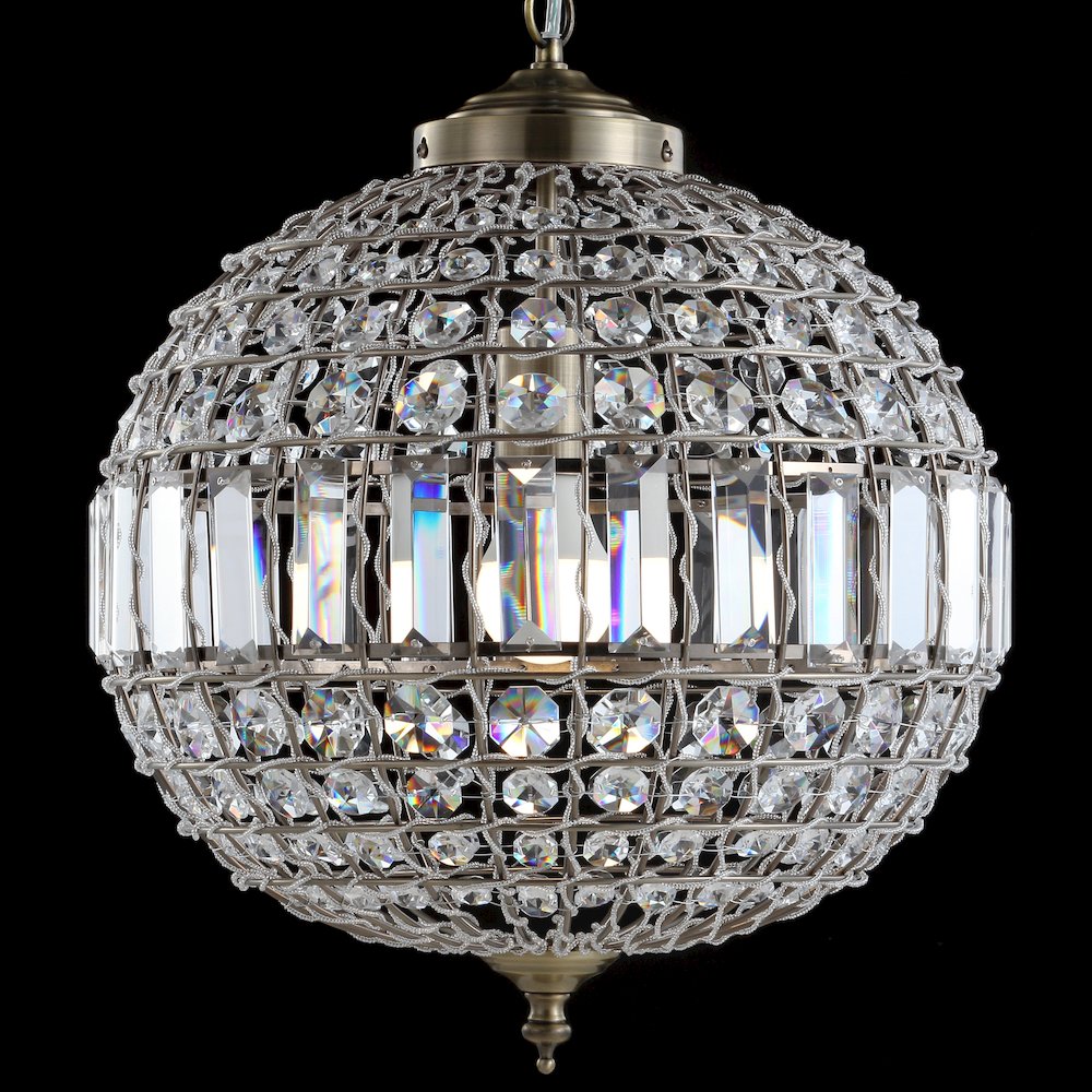 Georgina Crystal/Metal Led Pendant Pendant. Picture 7