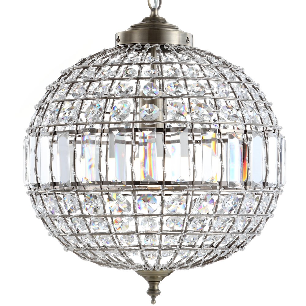 Georgina Crystal/Metal Led Pendant Pendant. Picture 8