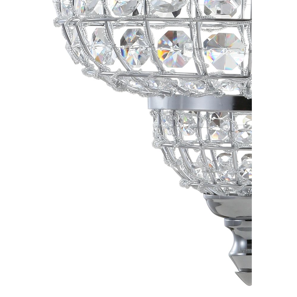Juliette Crystal/Metal Led Pendant Pendant. Picture 5