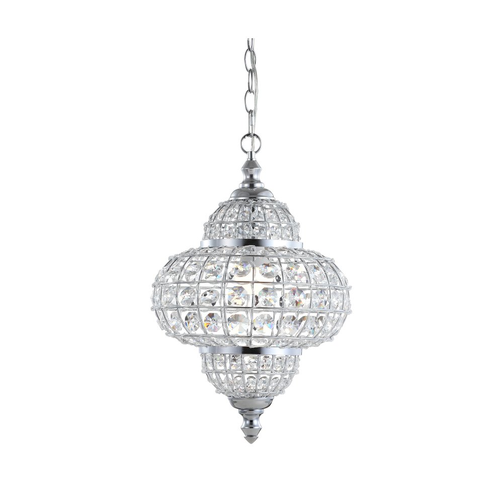 Juliette Crystal/Metal Led Pendant Pendant. Picture 14