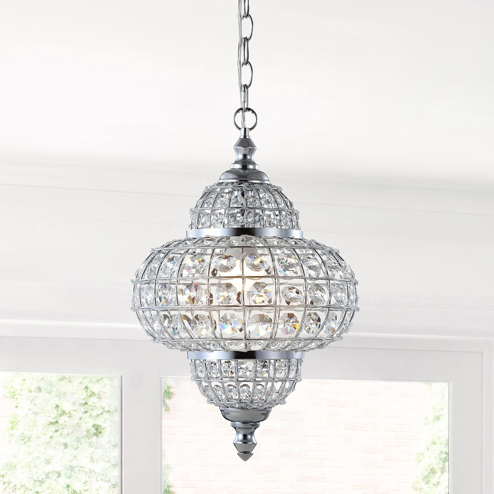 Juliette Crystal/Metal Led Pendant Pendant. Picture 16