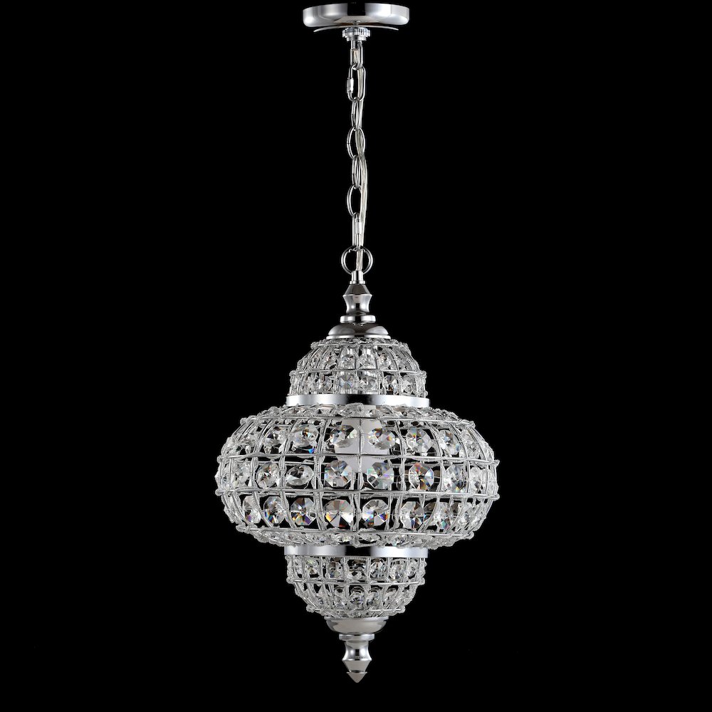 Juliette Crystal/Metal Led Pendant Pendant. Picture 4