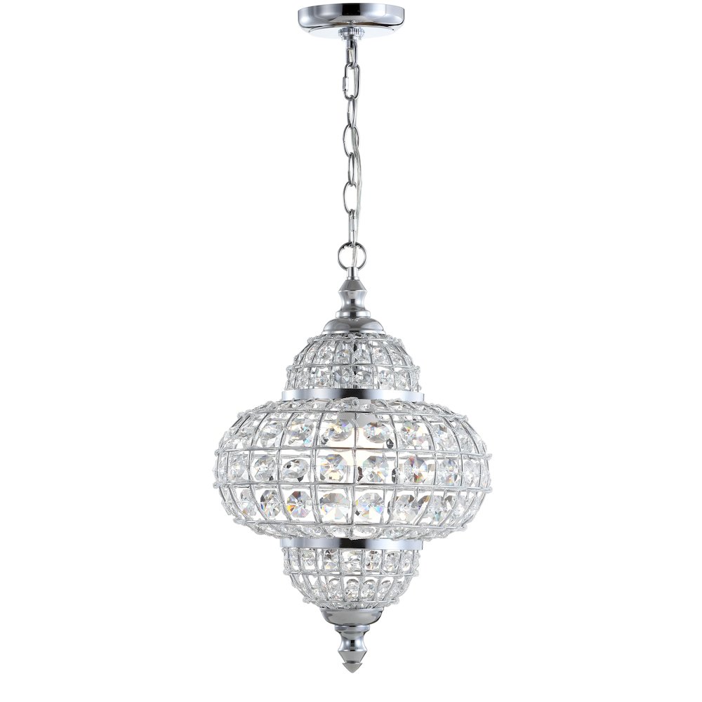 Juliette Crystal/Metal Led Pendant Pendant. Picture 1