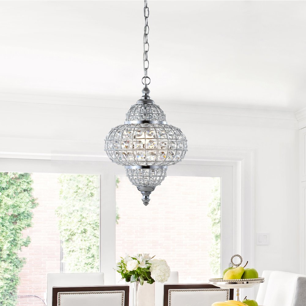 Juliette Crystal/Metal Led Pendant Pendant. Picture 11