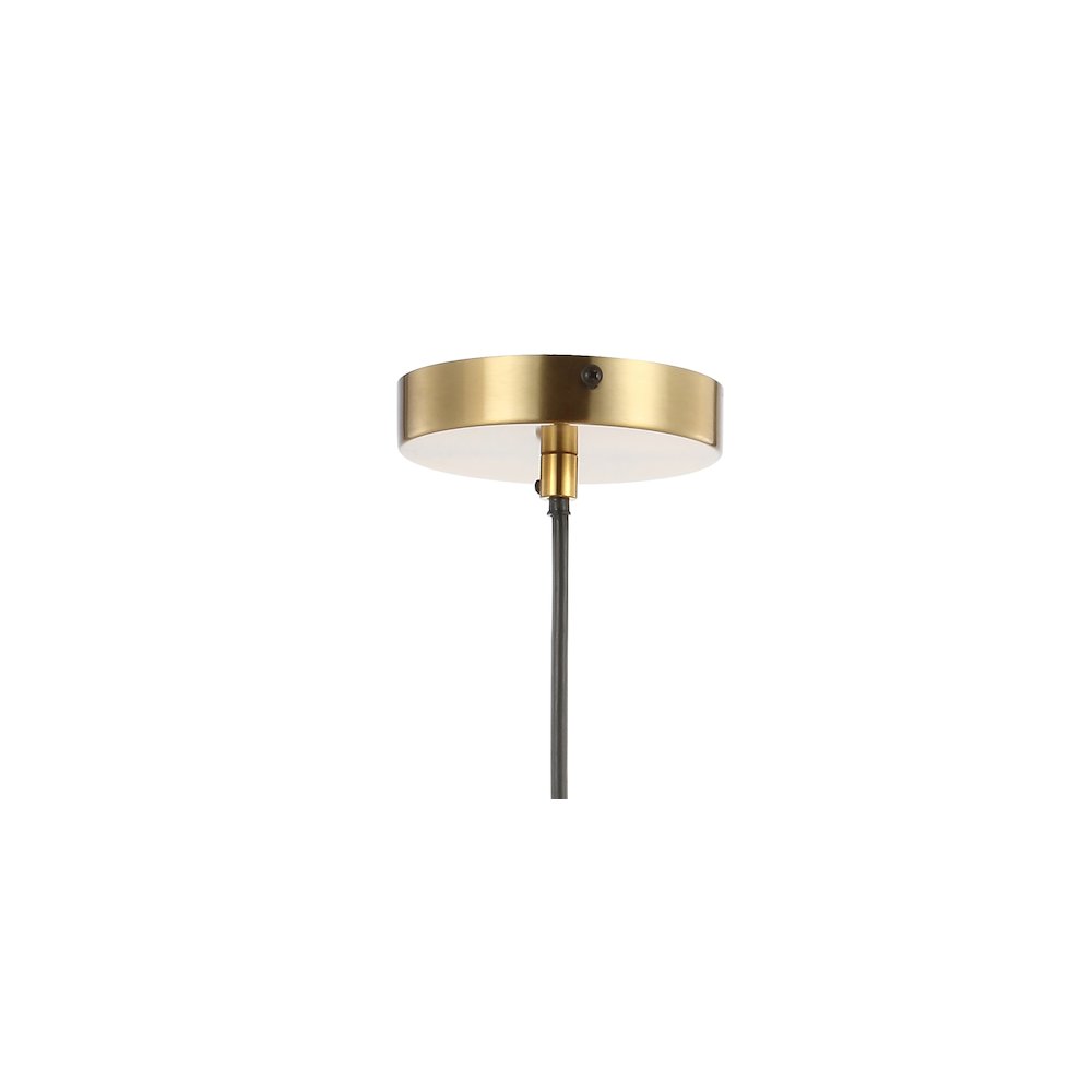 Colin Adjustable Iron/Glass Retro Hurricane Led Pendant. Picture 4