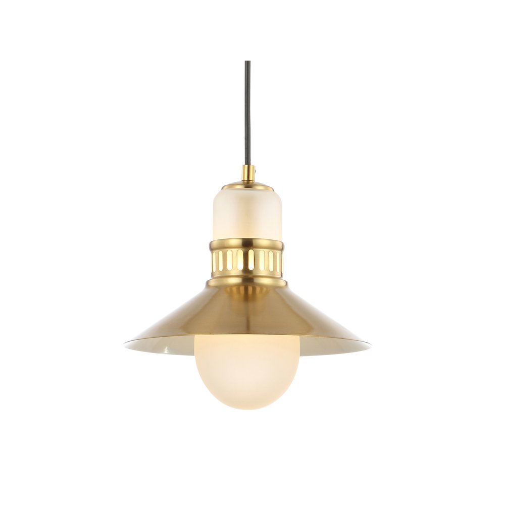 Colin Adjustable Iron/Glass Retro Hurricane Led Pendant. Picture 10