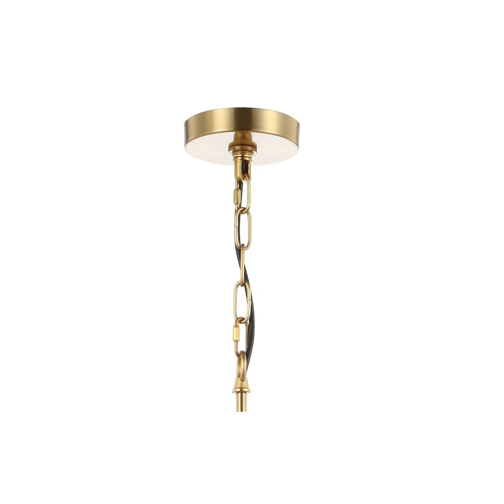 Colin Adjustable Iron/Glass Retro Hurricane Led Pendant. Picture 4