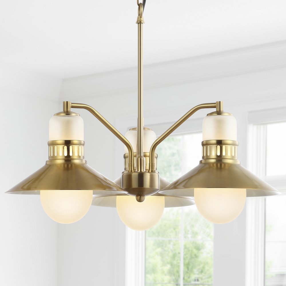 Colin Adjustable Iron/Glass Retro Hurricane Led Pendant. Picture 12