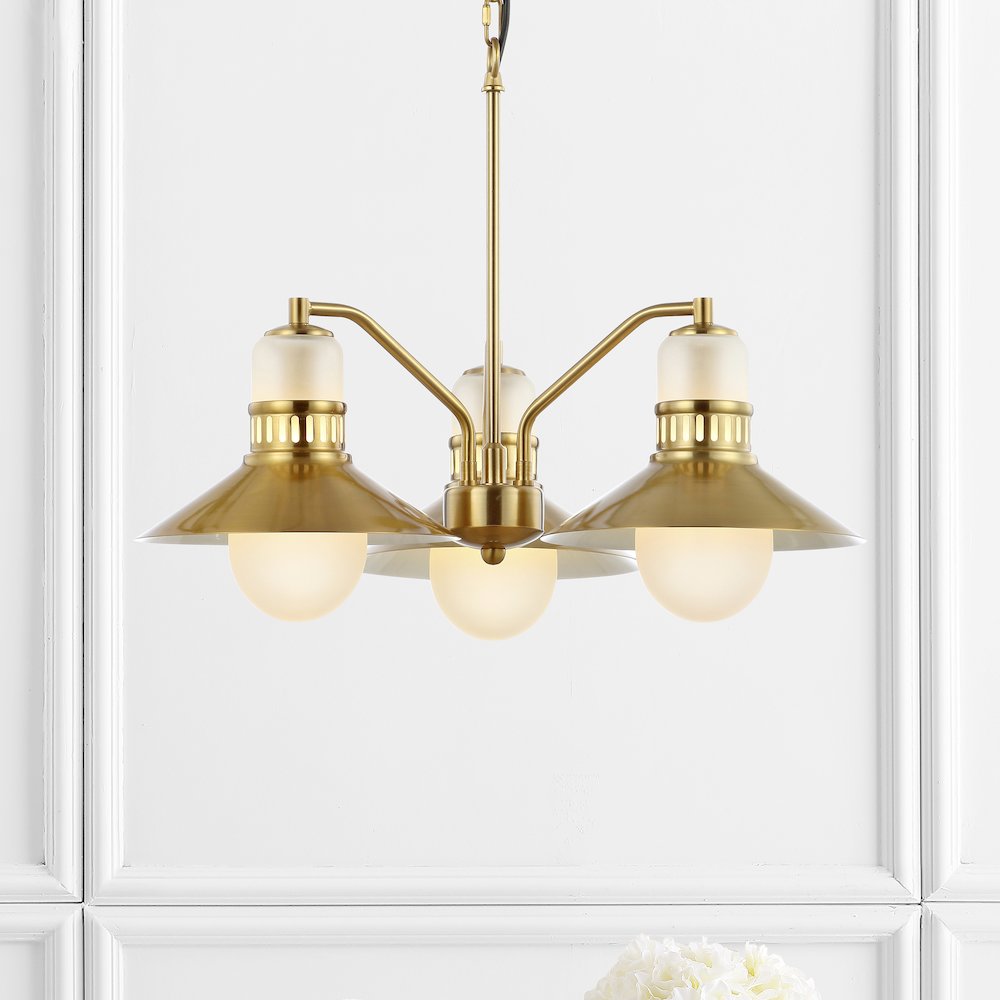 Colin Adjustable Iron/Glass Retro Hurricane Led Pendant. Picture 5