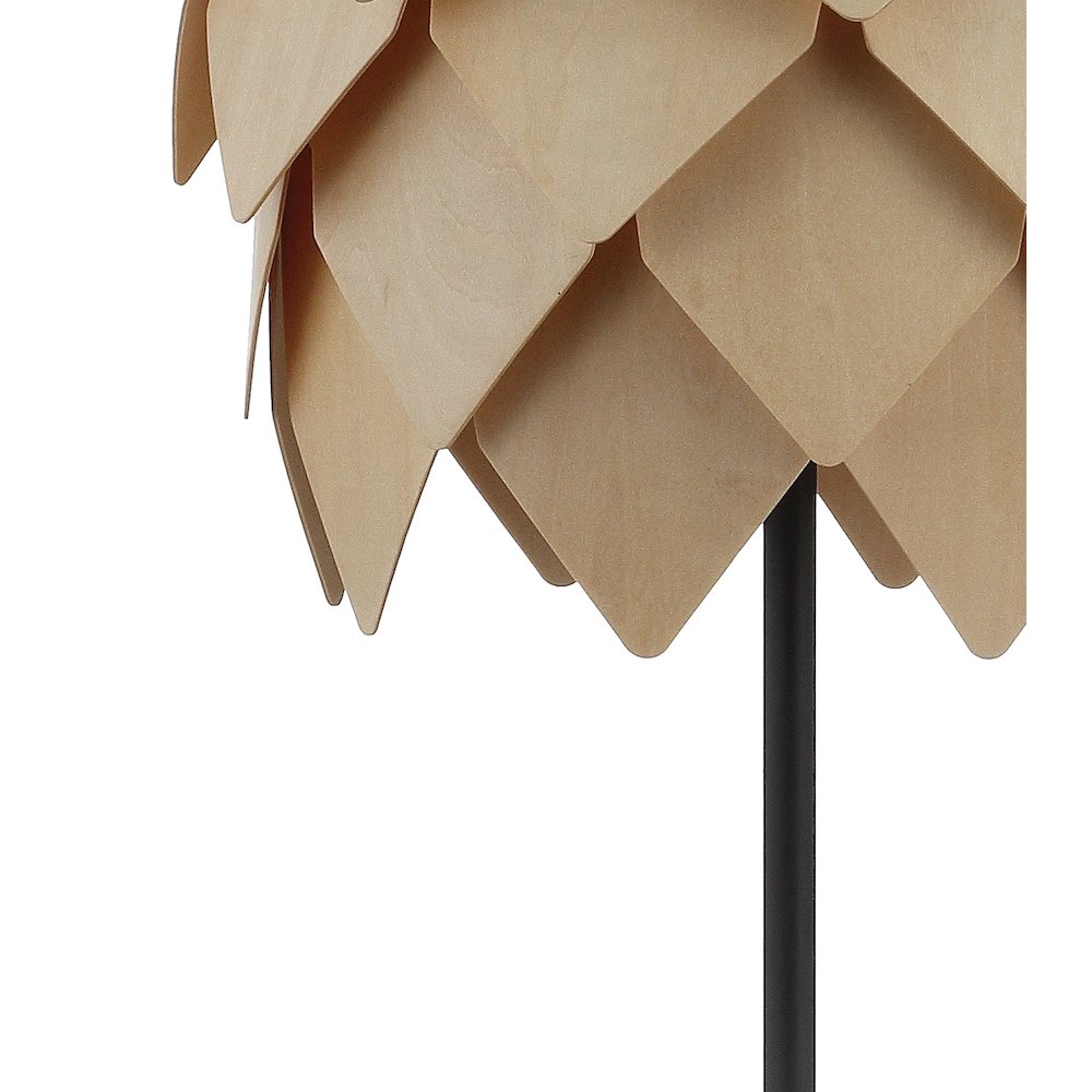 Simon Pinecone Wood/Metal Led Table Lamp. Picture 3
