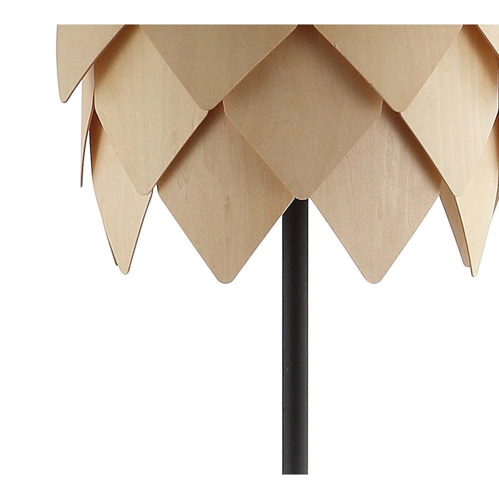 Simon Pinecone Wood/Metal Led Floor Lamp. Picture 3
