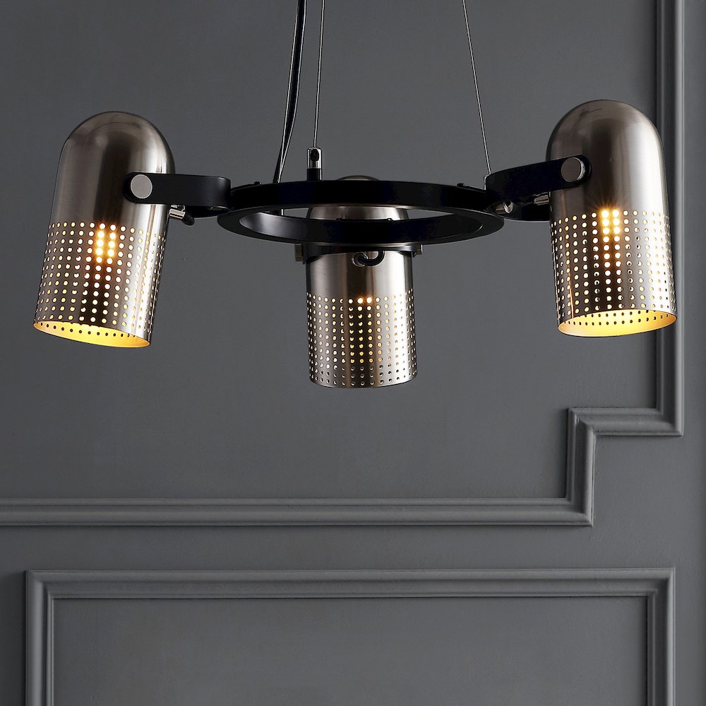 Loki Adjustable Metal Led Chandelier. Picture 7