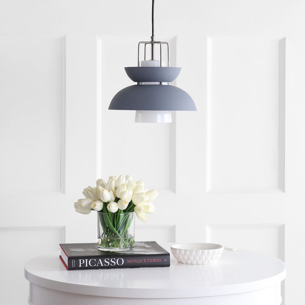 Paul Farmhouse Metal Led Pendant. Picture 7