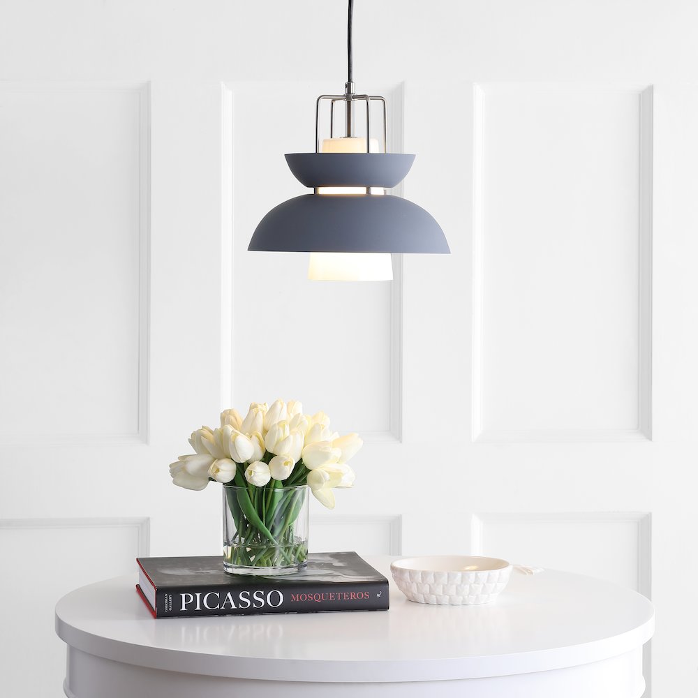 Paul Farmhouse Metal Led Pendant. Picture 6