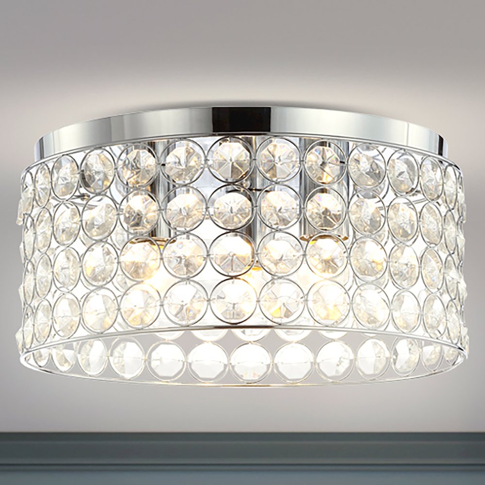 Ellen Crystal/Metal Led Flush Mount. Picture 11