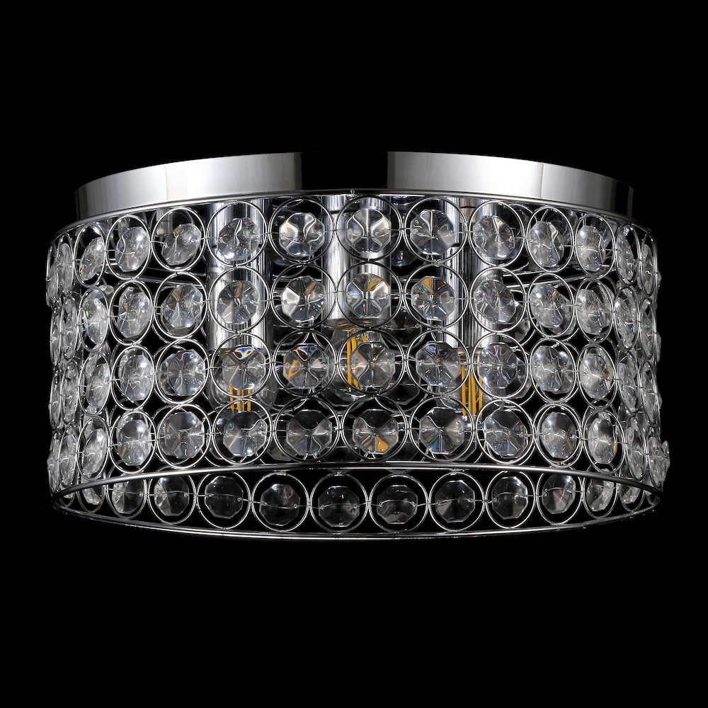 Ellen Crystal/Metal Led Flush Mount. Picture 4