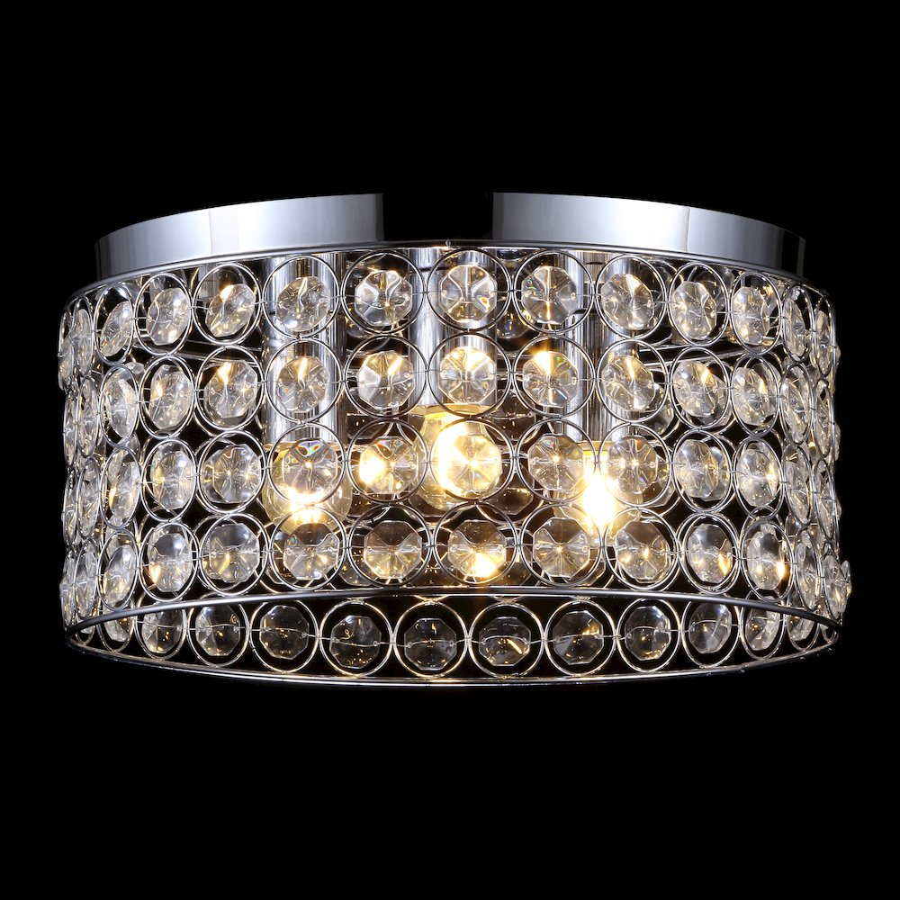 Ellen Crystal/Metal Led Flush Mount. Picture 3