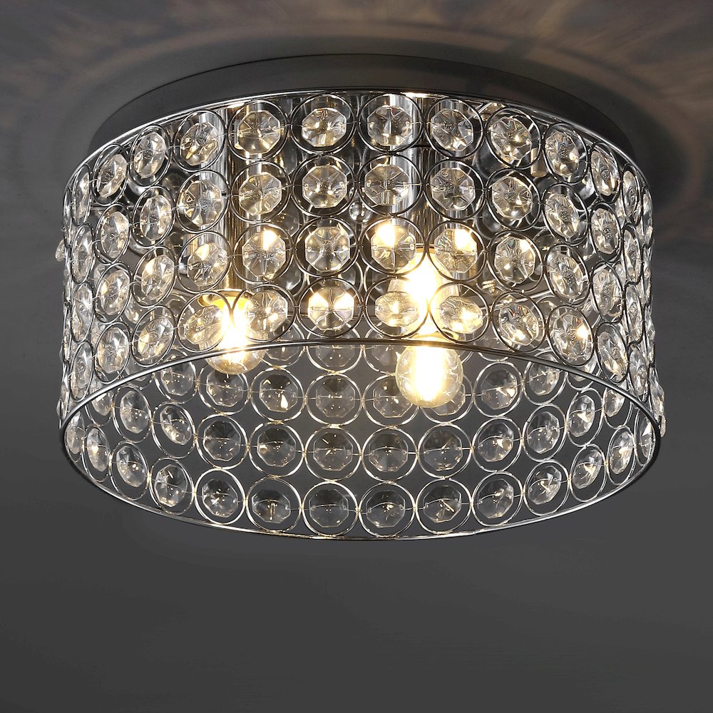Ellen Crystal/Metal Led Flush Mount. Picture 9