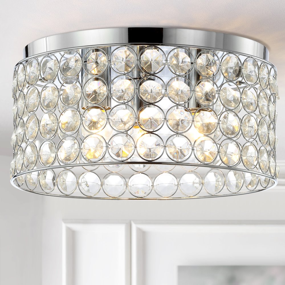 Ellen Crystal/Metal Led Flush Mount. Picture 7