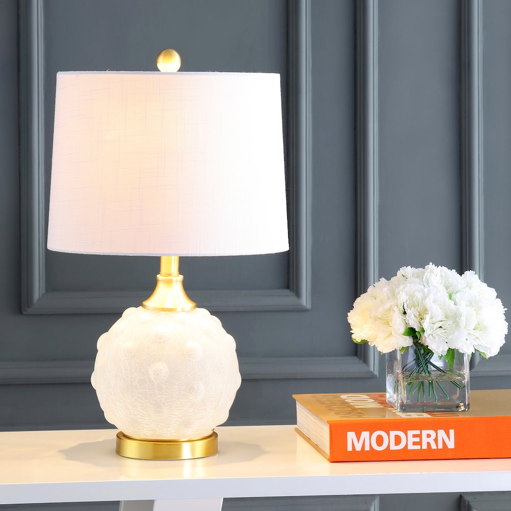 Ilsa Dotted Glassmetal Led Table Lamp. Picture 5