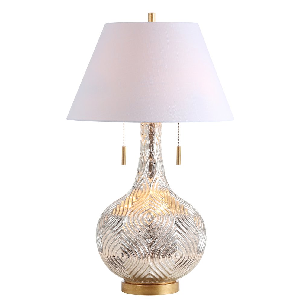 Highland Gourd Glass Led Table Lamp. Picture 1