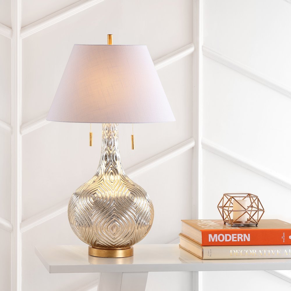Highland Gourd Glass Led Table Lamp. Picture 5