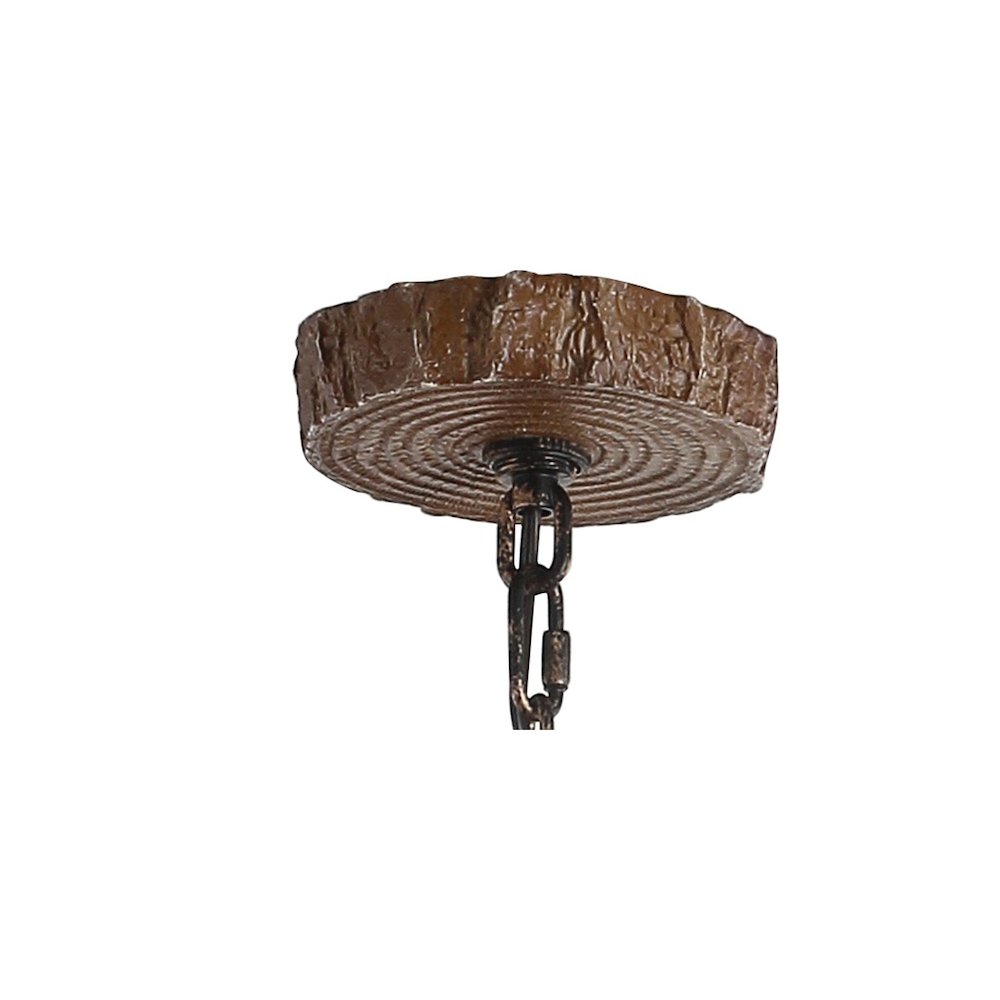 Eldora Adjustable Resin Antler Led Chandelier. Picture 4