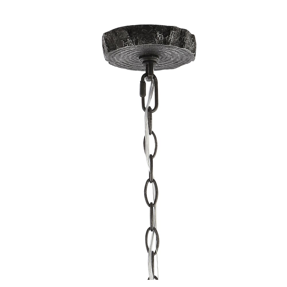 Eldora Adjustable Resin Antler Led Chandelier. Picture 3