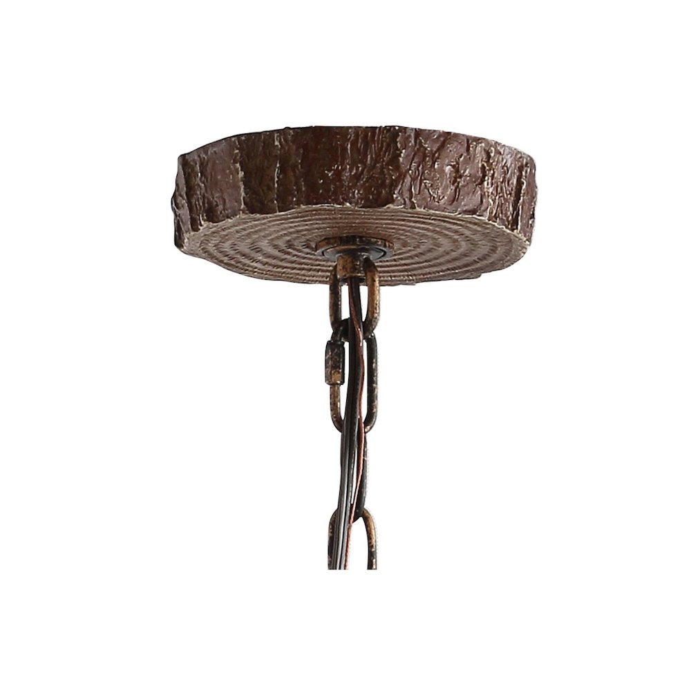 Eldora Adjustable Resin Antler Led Chandelier. Picture 4