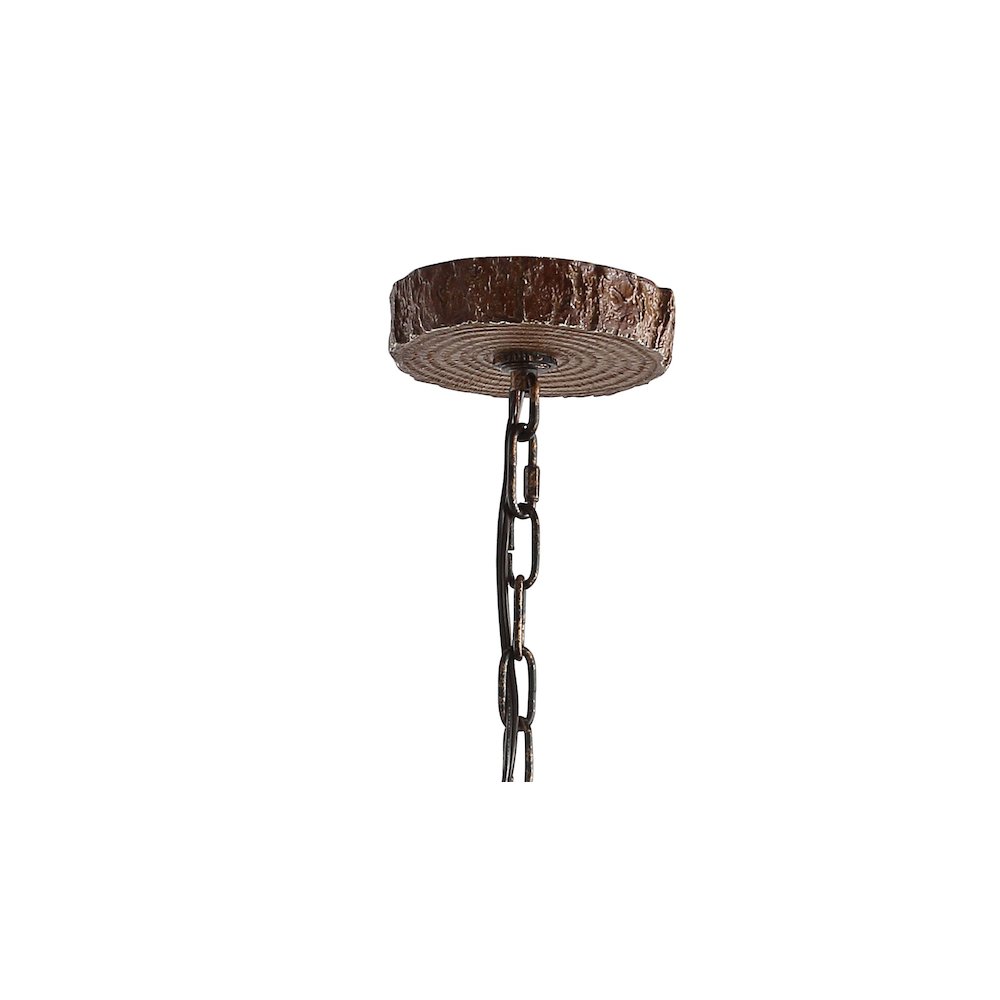 Eldora Adjustable Resin Antler Chandelier. Picture 4