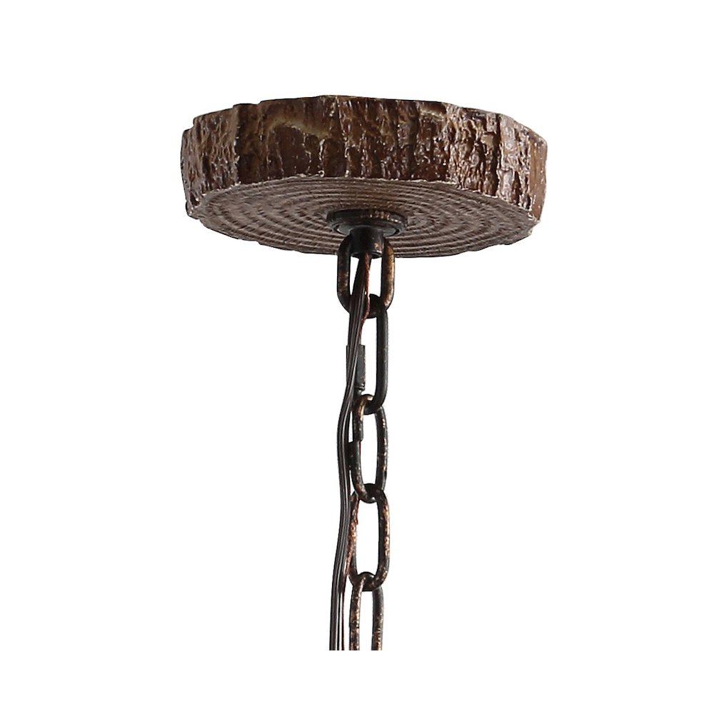 Eldora Adjustable Resin Antler Led Chandelier. Picture 4
